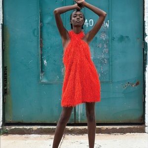 ZARA dress red/orange dress